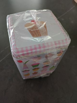 Set 3 cajas metálicas muffins