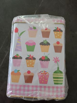 Set 3 cajas metálicas muffins