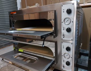 HORNO PARA PIZZA DE 2 CAMARAS 6+6 de 33cm ø