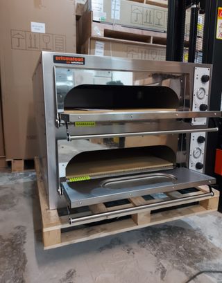 HORNO PARA PIZZA DE 2 CAMARAS 6+6 de 33cm ø