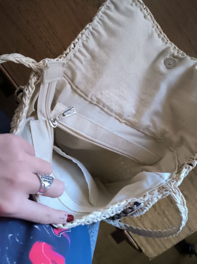 Bolso rafia 