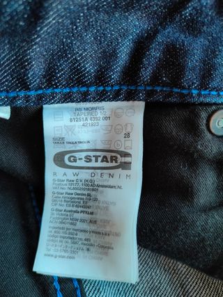 Vaqueros cortos G-star