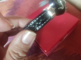 PULSERA MACIZA GRUESA CUERO DE HOMBRE LETRA J