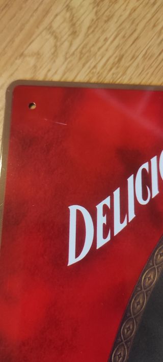 Chapa réplica anuncio coca cola