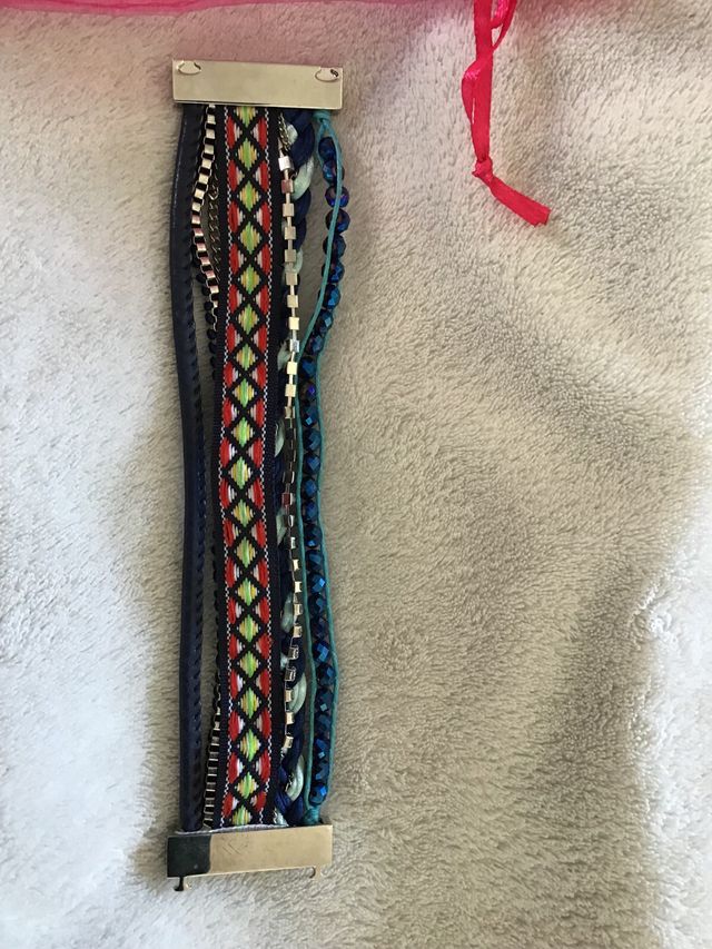 Pulsera de clip con abalorios de Freya