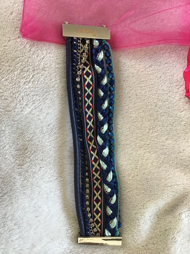 Pulsera de clip con abalorios de Freya