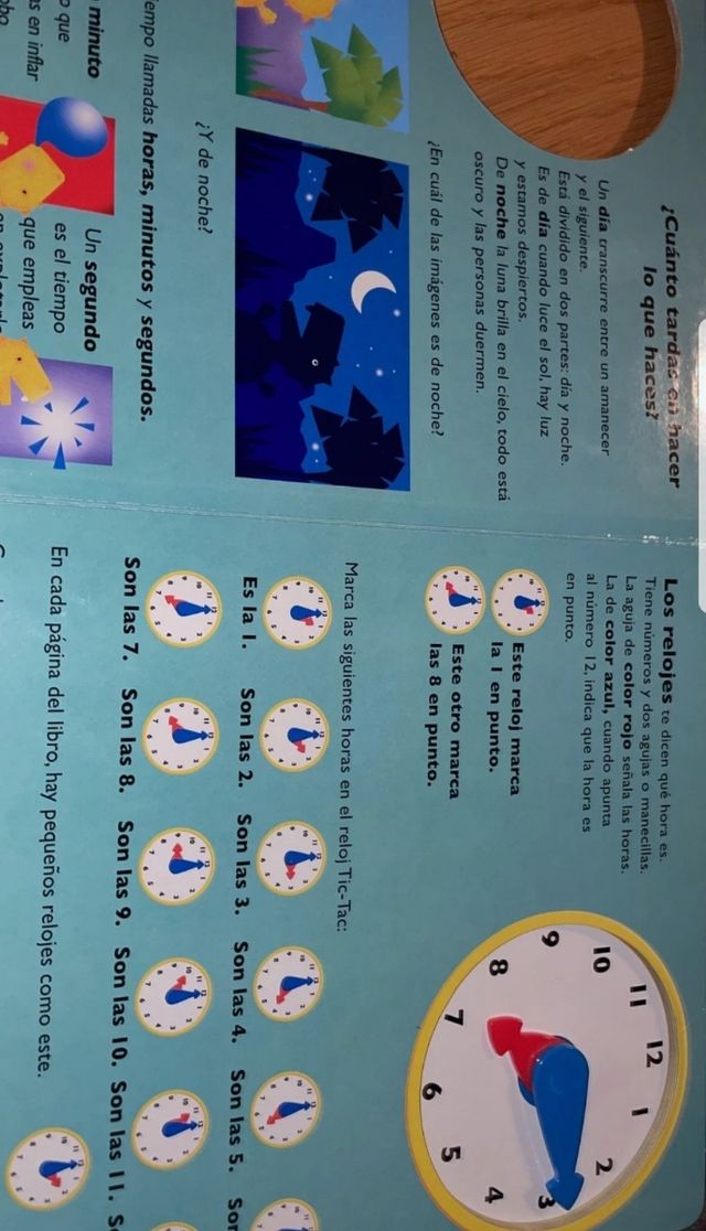 Libro-reloj vamos a la aventura