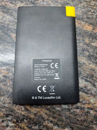 Power bank 2500 mah Star wars