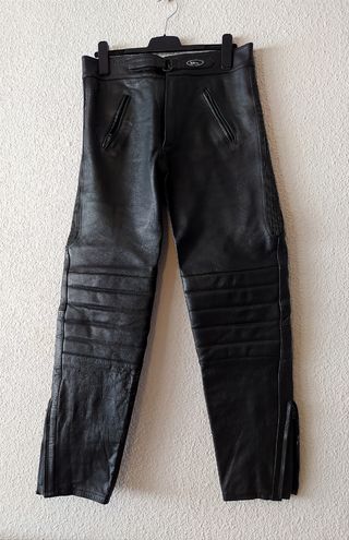 Traje mono de cuero moto