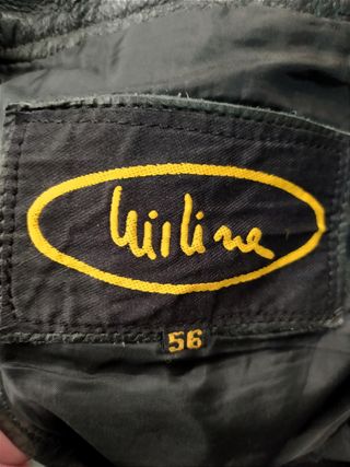 Traje mono de cuero moto