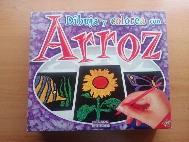 Juego de pintar con arroz