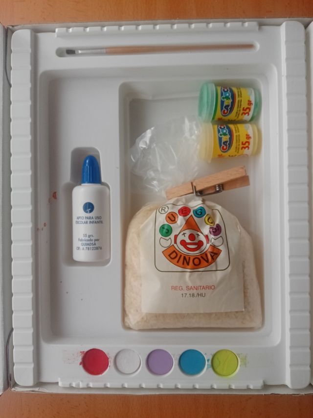 Juego de pintar con arroz