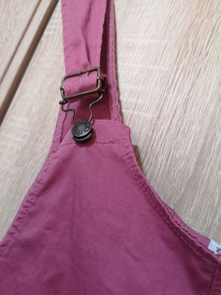 Peto mono vaquero rosa barbie