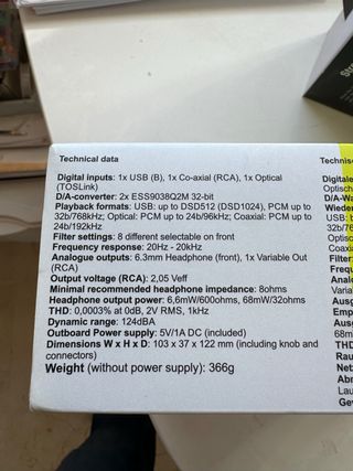 PRO-JECT PRE BOX S2 DIGITAL DAC