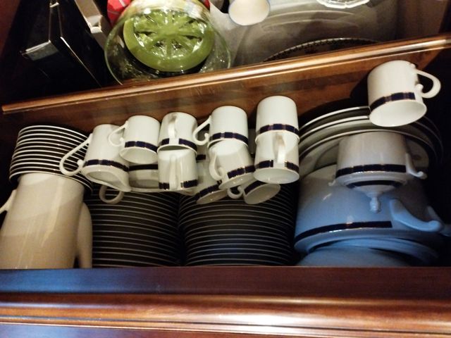 Servizio da caffè e piatti Cmielow raffinato e molto elegante