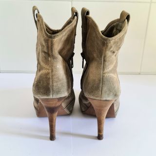 ASH BOTINES DE TACON EN ANTE Y PUNTERA ABIERTA T40