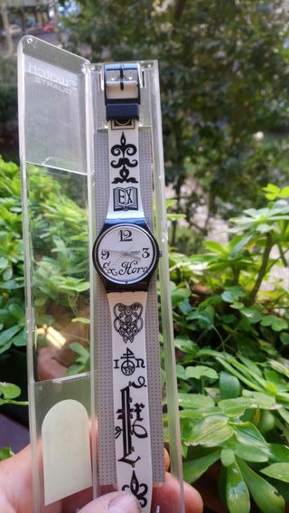 Orologio Swatch nuovo, BLACK LETTER GB163