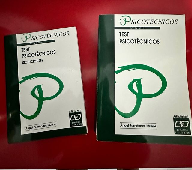 libros psicotecnicos