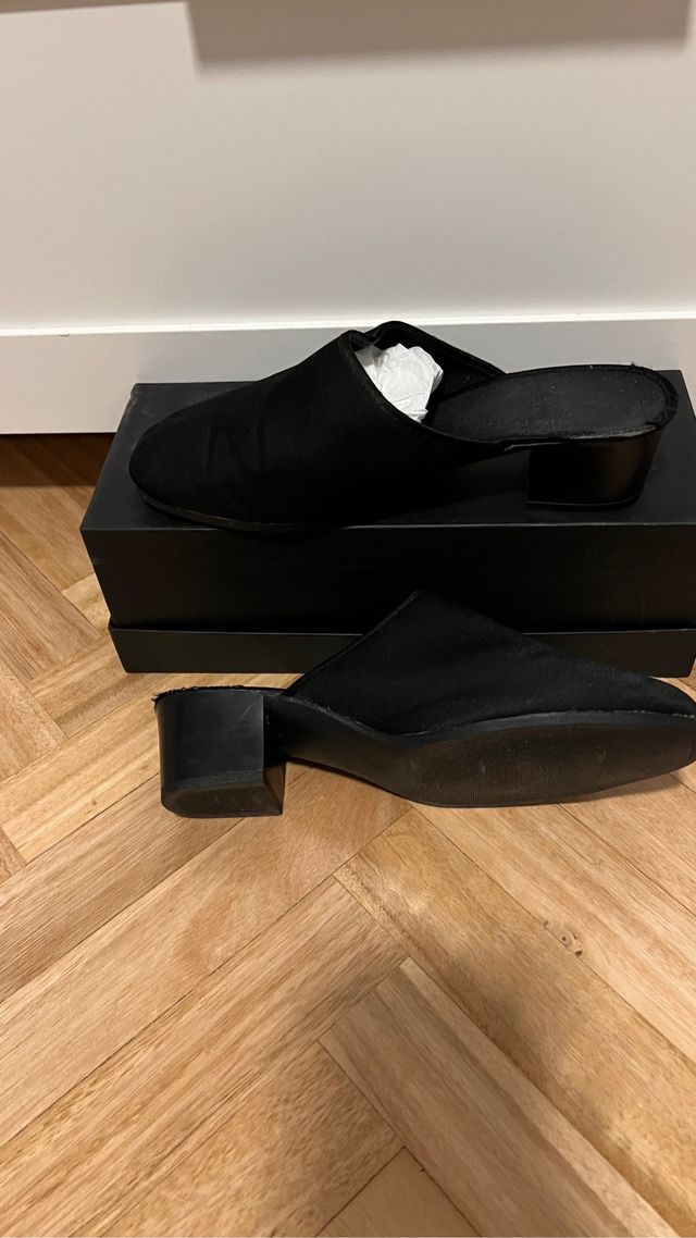 Zapatillas de estar por casa con tacón