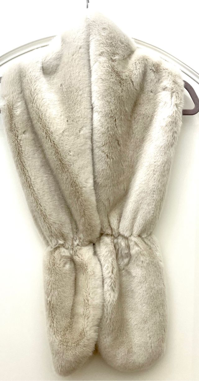 Stola coprispalla ecopelliccia bianca tg S