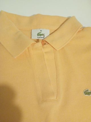 Polo de Lacoste color naranja