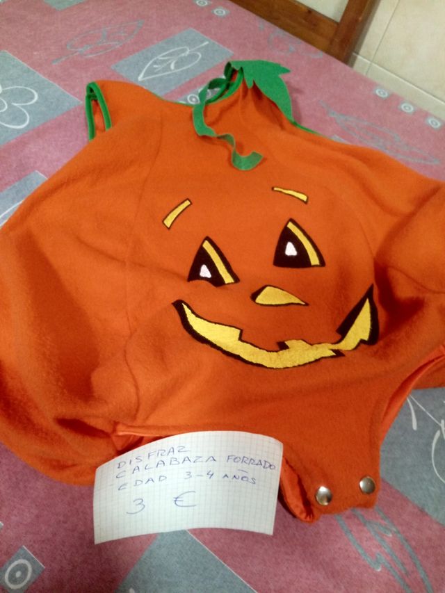 Pijama disfraz murciélago naranja