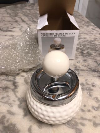 Cenicero cerámica pelota de golf
