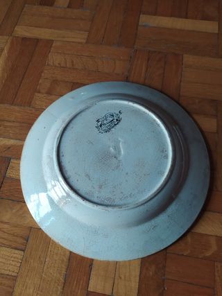 Plato loza Cartagena