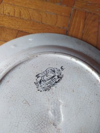 Plato loza Cartagena