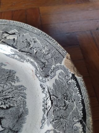 Plato loza Cartagena