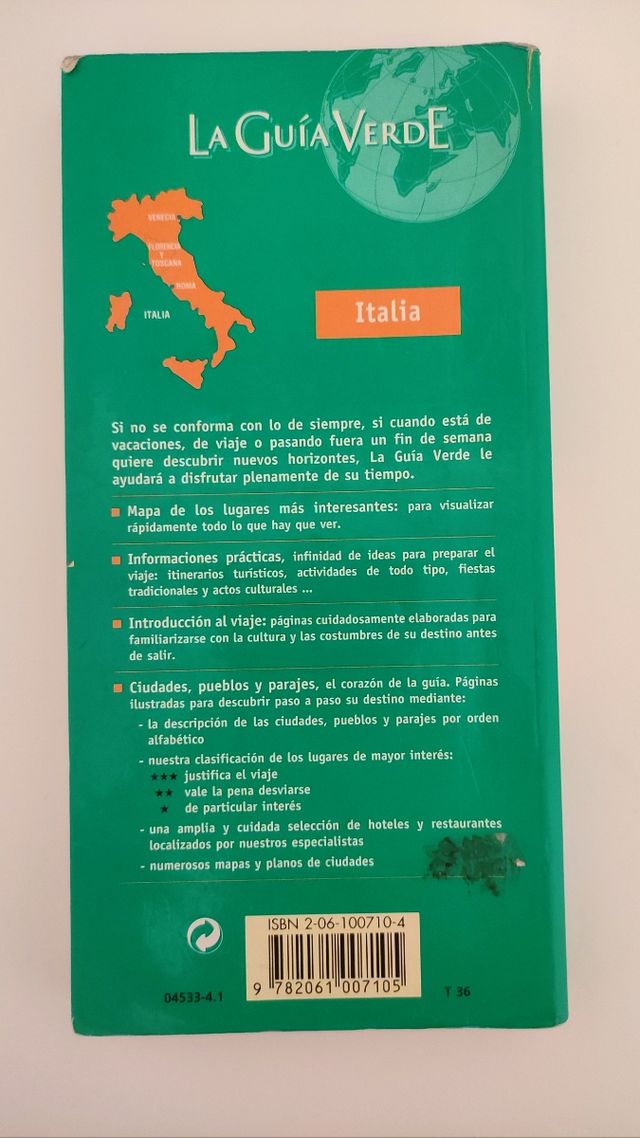 Edición Vintage Guía Verde Italia