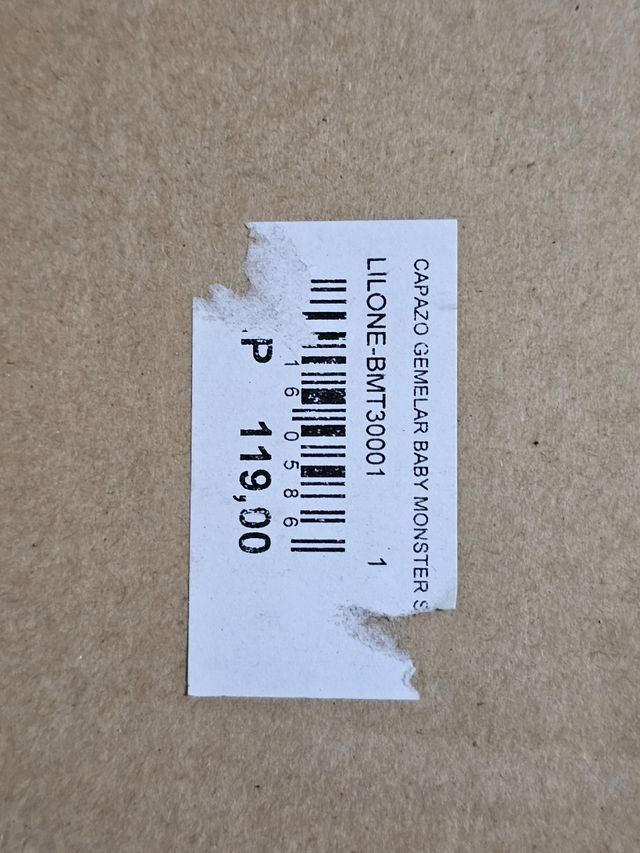 Carro gemelar Baby Monster + extras