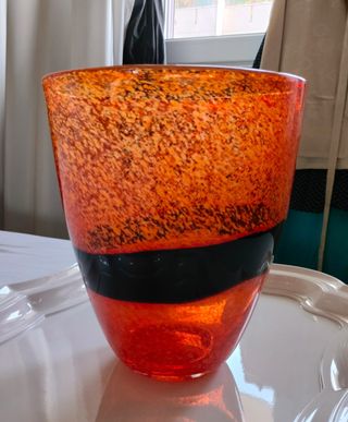 Vaso in vetro di Murano vintage anni '70/80