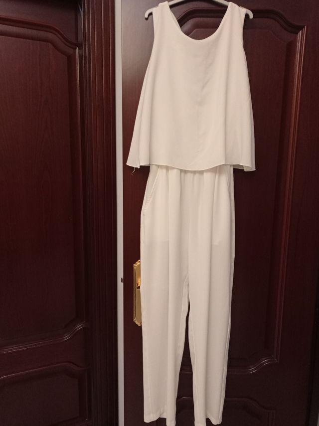 Mono blanco de niña talla 16