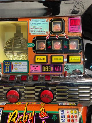 Maquina tragaperras Baby  Bombo pesetas