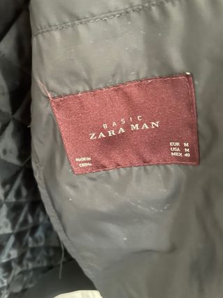 Cazadora hombre Zara Talla M
