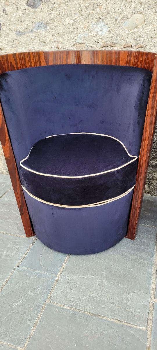 Poltrone artdeco art novou design modernariato Vin