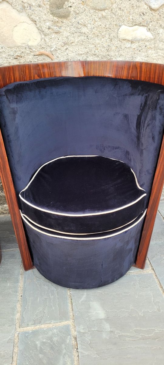 Poltrone artdeco art novou design modernariato Vin