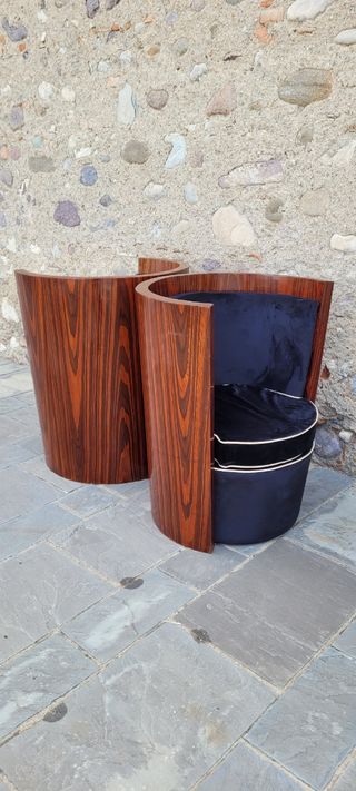 Poltrone artdeco art novou design modernariato Vin