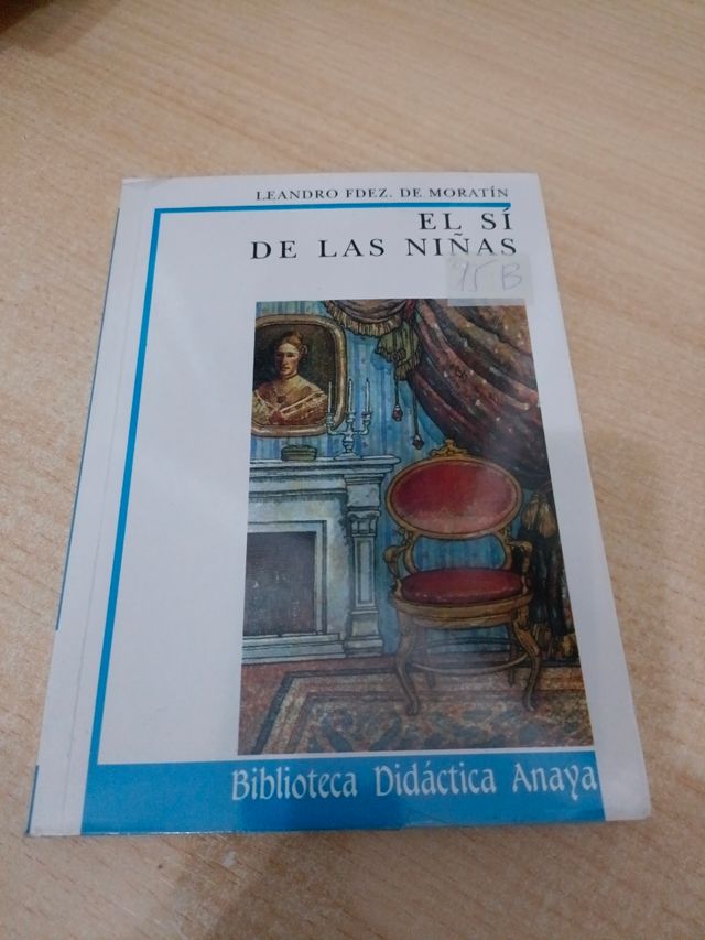 Libro El si de las niñas.Fdez de Moratin