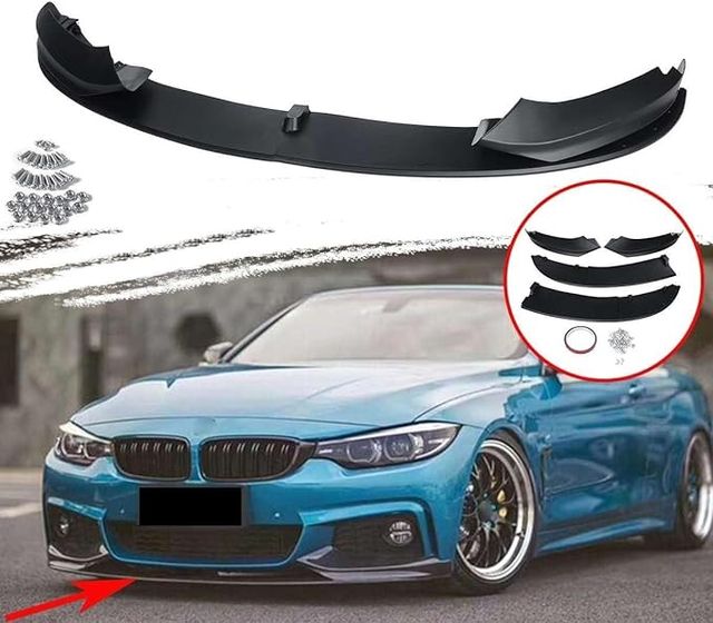 Spoiler delantero, Carbon Fiber y Taloneras.