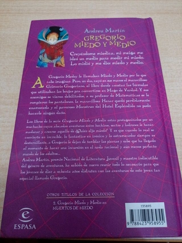 Libro Gregorio Miedo y Medio