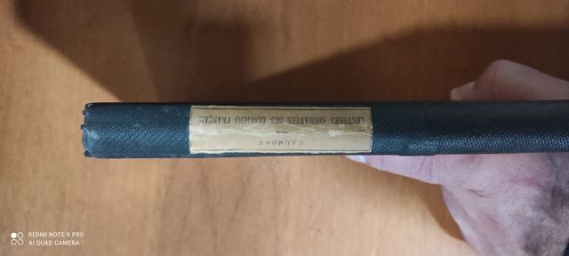 Libro "Ecoliers francais" fine 800 inizi 900'