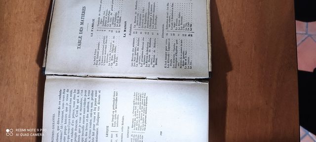 Libro "Ecoliers francais" fine 800 inizi 900'