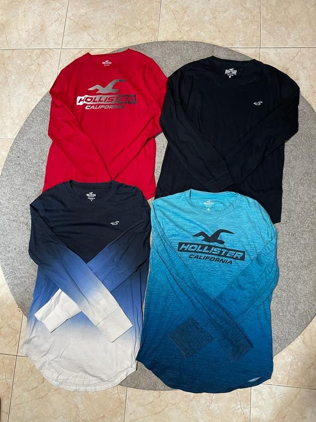 Pack 4 Camisetas Hollister