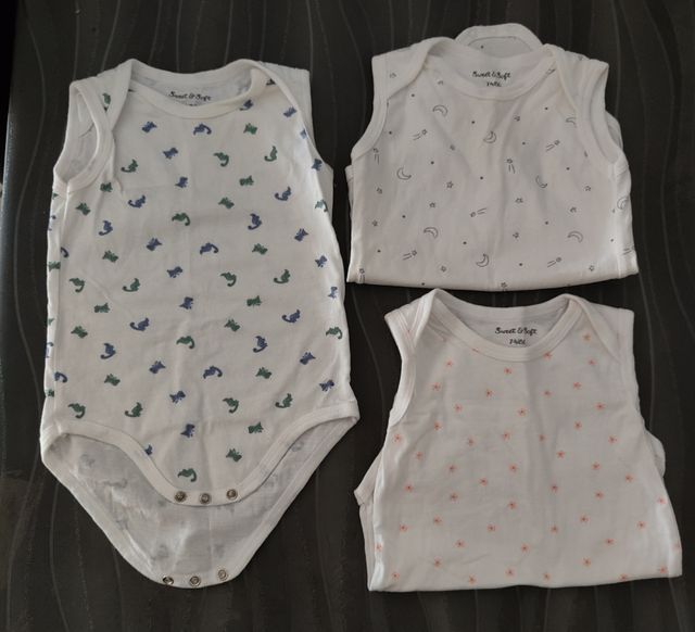 Bodys para bebé sin manga