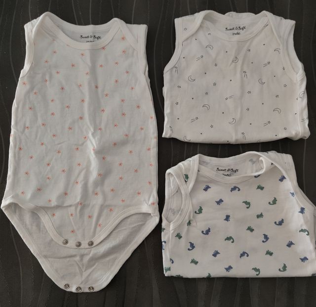 Bodys para bebé sin manga