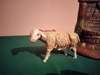 Figuras Belén pastor mujer mercado fuente 15 cm