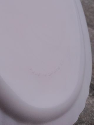 Set 4 piatti bianchi in ceramica Made in Spain