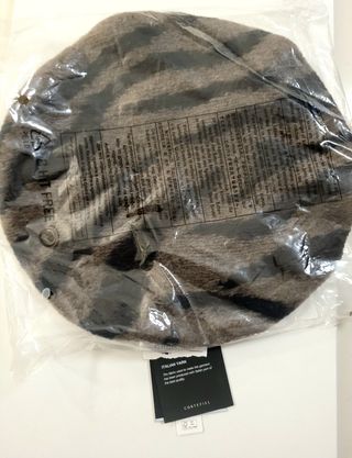 Boina cálida animal print Cortefiel lana Talla U
